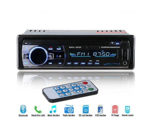 Мощная Автомагнитола с чистым звуком JSD-520BT С USB И BLUETOOTH.