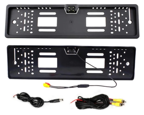 Камера заднього огляду в рамці номерного знака 16 LED HD CCD Night Vision R314