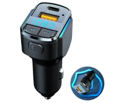 FM-трансмиттер Inspire C34 MP3 25W 12-24V Black (FM-C34)