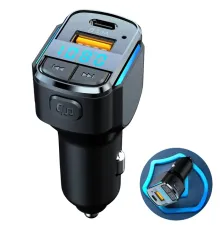 FM-трансмітер Inspire C34 MP3 25 W 12-24 V Black (FM-C34)