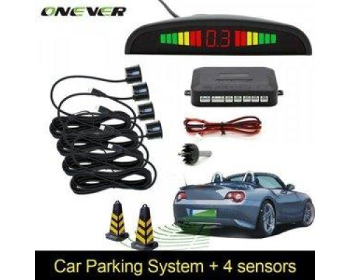 Паркувальна система на 4 датчики паркування паркінг Assistant Parking Sensor Black Паркувальна система на 4 датчики паркування паркінг Assistant Parking Sensor Black