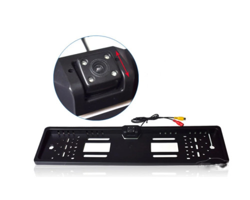 Камера заднього огляду в рамці номерного знака 16 LED HD CCD Night Vision R314
