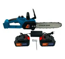 Акумуляторна ланцюгова мініелектропила 8" Chain Saw Потужний гілкоріз із 2 акумуляторами