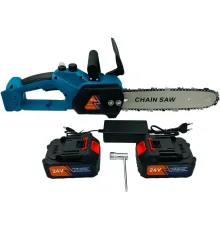 Акумуляторна ланцюгова мініелектропила 8" Chain Saw Потужний гілкоріз із 2 акумуляторами