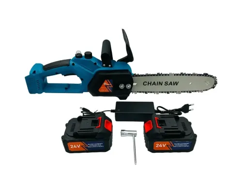 Акумуляторна ланцюгова мініелектропила 8" Chain Saw Потужний гілкоріз із 2 акумуляторами