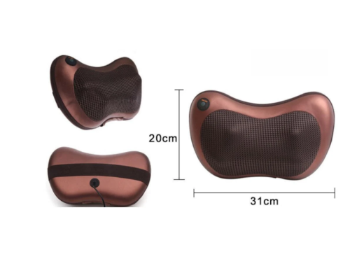 Масажна подушка MASSAGE PILLOW QY-8028 інфрачервоний роликовий масажер для шиї та спини 8 масажних ролика Масажна подушка MASSAGE PILLOW QY-8028 інфрачервоний роликовий масажер для шиї та спини 8 масажних ролика