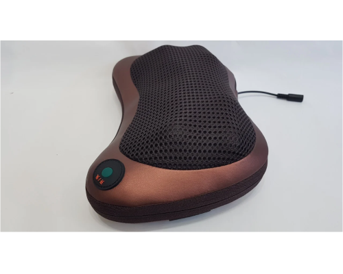 Масажна подушка MASSAGE PILLOW QY-8028 інфрачервоний роликовий масажер для шиї та спини 8 масажних ролика Масажна подушка MASSAGE PILLOW QY-8028 інфрачервоний роликовий масажер для шиї та спини 8 масажних ролика