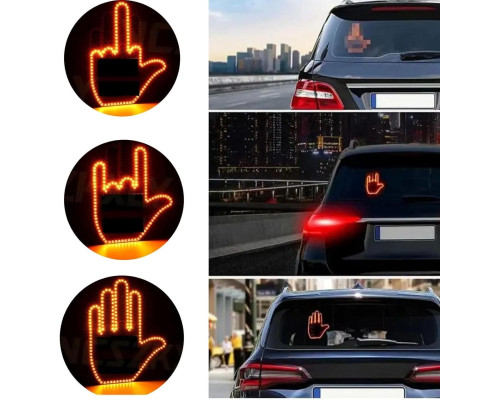 Светодиодная рука LED лампа с жестами для авто Hand Light c пультом управления