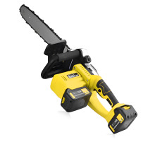 Акумуляторна ланцюгова пила Жовта 2 акумулятори 18 В, 16" Electric SAW, Електропила на акумуляторі