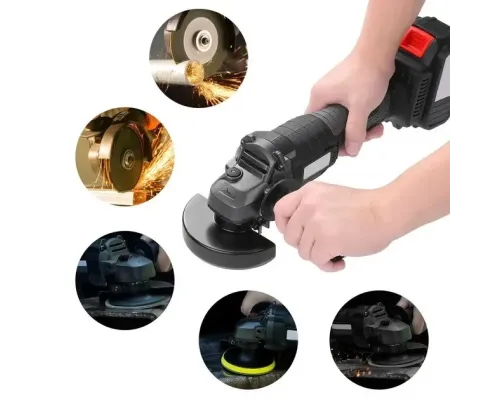 Электроболгарка LITHIUM POWER (2 аккумулятора 24V) (1-125MM) в кейсе Электроболгарка LITHIUM POWER (2 аккумулятора 24V) (1-125MM) в кейсе