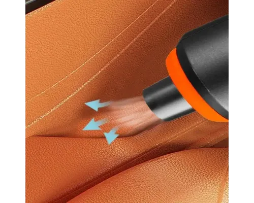 Автомобильный портативный беспроводной аккумуляторный пылесос 2 in1 Vacuum cleaner ЧЕРНЫЙ LY-597