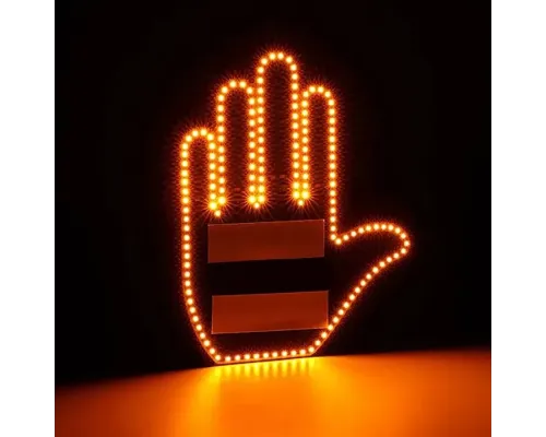 Светодиодная рука LED лампа с жестами для авто Hand Light c пультом управления