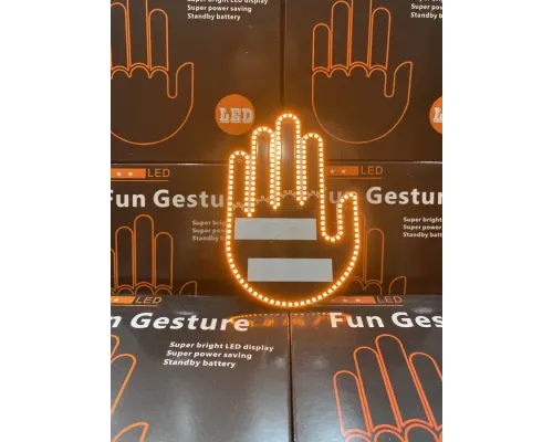 Светодиодная рука LED лампа с жестами для авто Hand Light c пультом управления