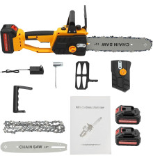 Аккумуляторная цепная пила в кейсе 12 inch Electric SAW YELLOW 1600Вт 21V Li-Ion
