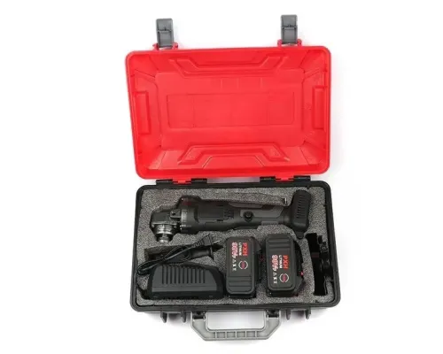 Электроболгарка LITHIUM POWER (2 аккумулятора 24V) (1-125MM) в кейсе Электроболгарка LITHIUM POWER (2 аккумулятора 24V) (1-125MM) в кейсе