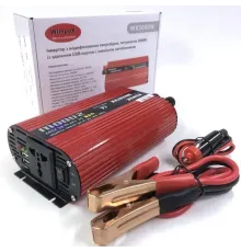 Перетворювач напруги автомобільний інвертор Power Inverter Wimpex WX-2000W 12v/220v/2USB