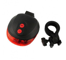 Фонарик велосипедный с крепежем BL-118 BIKE LIGHT+LASER
