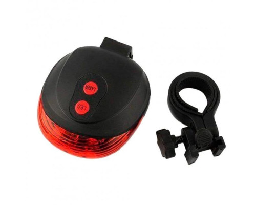Фонарик велосипедный с крепежем BL-118 BIKE LIGHT+LASER