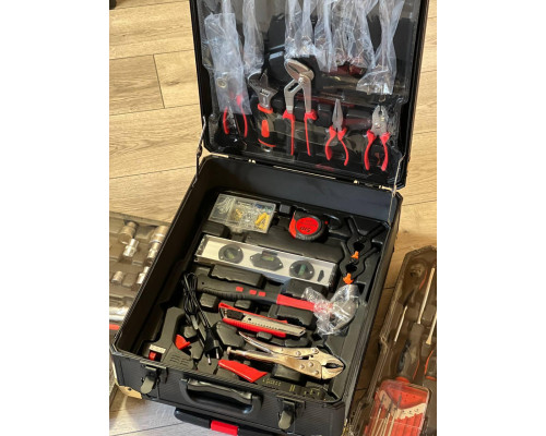 Набір інструменту WMC TOOLS 408 предметів із тріскачкою (у валізі)
