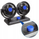Автомобільний вентилятор CAR SMALL FAN 12 V F30 Подвійний вентилятор на панель приладів 12 В