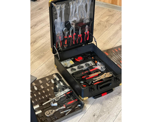 Набір інструменту WMC TOOLS 408 предметів із тріскачкою (у валізі)