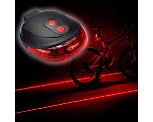 Фонарик велосипедный с крепежем BL-118 BIKE LIGHT+LASER