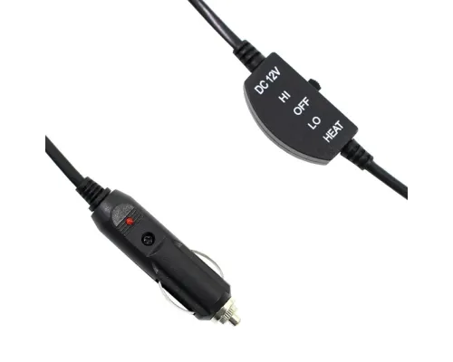 Накидка на автомобильное сиденье Aikesi 01 Black с подогревом от прикуривателя