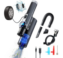Пылесос автомобильный 4 в 1 Vacuum USB 120 Вт Мощный пылесос с компрессором для авто LY-8018