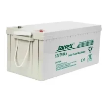 Универсальный гелевый аккумулятор для котла и солнечных панелей Jarrett GEL 12V 250Ah Универсальный гелевый аккумулятор для котла и солнечных панелей Jarrett GEL 12V 250Ah