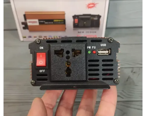 Перетворювач напруги 12V-220V 1000W/інвертор автомобільний 1000W 12 V UN-3054 (work 660W) Перетворювач напруги 12V-220V 1000W/інвертор автомобільний 1000W 12 V UN-3054 (work 660W)