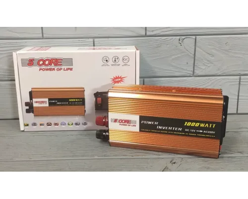 Перетворювач напруги 12V-220V 1000W/інвертор автомобільний 1000W 12 V UN-3054 (work 660W) Перетворювач напруги 12V-220V 1000W/інвертор автомобільний 1000W 12 V UN-3054 (work 660W)