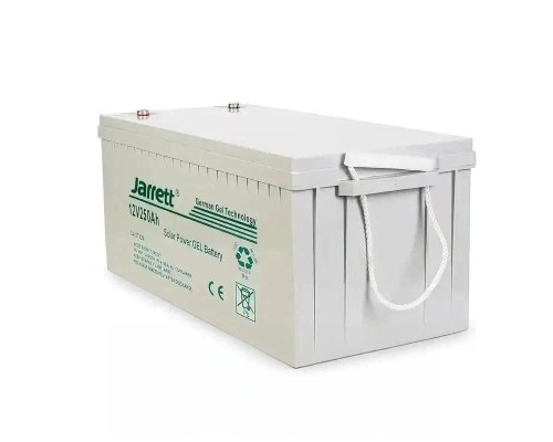 Універсальний гелевий акумулятор для котла та сонячних панелей Jarrett GEL 12 V 250 Ah