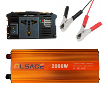 Преобразователь напряжения инвертор OLSACE 2000W 12-220V Power Inverter Автомобильный преобразователь