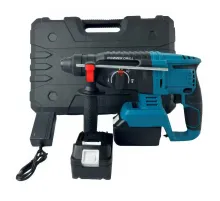 Дриль-перфоратор з 2 акумуляторами 48V у пластиковому кейсі Hammer Drill Акумуляторний друль-перфоратор Дриль-перфоратор з 2 акумуляторами 48V у пластиковому кейсі Hammer Drill Акумуляторний друль-перфоратор