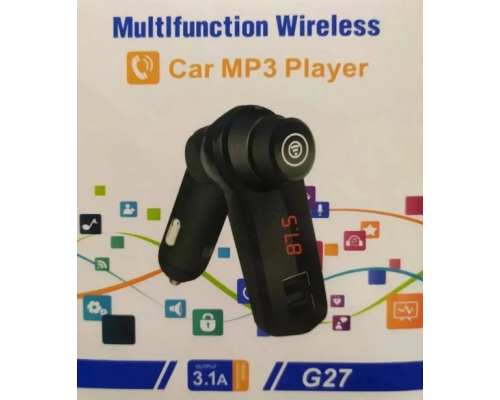 ФМ-модулятор FM трансмітер CAR G27 з MP3 ФМ-модулятор FM трансмітер CAR G27 з MP3