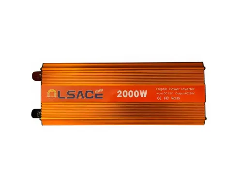 Перетворювач напруги інвертор OLSACE 2000W 12-220V Power Inverter Автомобільний перетворювач Перетворювач напруги інвертор OLSACE 2000W 12-220V Power Inverter Автомобільний перетворювач