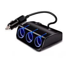 АЗП розгалужувач WEIFENG, 12V-3 * 12V + 2 * USB, Black, Blister