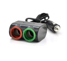 АЗП розгалужувач Olesson 1631, 12V-2 * 12V + USB, Black, Blister