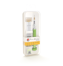 Набір викруток BAKKU BK-3315 (ручка + torx T2, torx T3, orx T4, torx T5, orx T6, хрест +1.2 мм, хрест +1.8 мм, Y-тип Y2.0 мм, п'ятипроменева зірочка 0.8), Box
