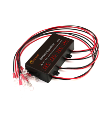 Балансир HC02 для акумуляторних батарей AGM, GEL, Li-ion, LiFePo4, 48V, 10A, 4S, LED індикація, 62x124x27mm