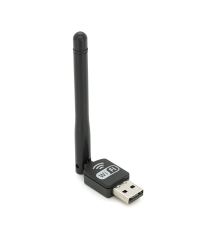 Бездротовий мережевий адаптер з антеною 10см Wi-Fi-USB LV-UW10 -2DB MTK7601, 802.11bgn, 150MB, 2.4 GHz, WIN7 / XP / Vista / 2K /MAC/LINUX