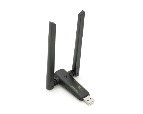 Бездротовий мережний адаптер Wi-Fi-USB LV-UAC23D, RTL8811CU, з подвійною антеною, 802.11 a/с, 600Mbps, Box