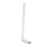 Бездротовий мережевий адаптер з антеною Wi-Fi-USB MERCURY MW150UH, 802.11bgn, 150MB, 2.4 GHz, WIN7 / XP / Vista / 2K / MAC / LINUX, BOX Q300