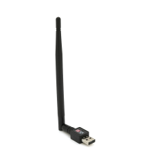 Бездротовий мережний адаптер з антеною 5DBI Wi-Fi-USB Merlion LV-UW02-5DB,7601,802.11bgn, 150MB, 2.4 GHz, WIN7/XP/Vista/2K/MAC/LINUX, Blister Q200