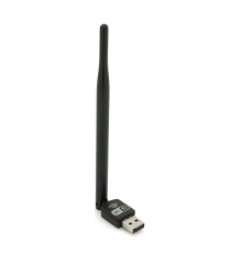 Бездротовий мережний адаптер з антеною Wi-Fi-USB LV-UW11RK-5DB MTK7601, 150Mbps, 2.4 GHz, Win10/8.1/8/7/XP,Mac OSX 10.7~10.10 and Linux, Box