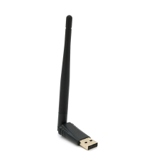 Бездротовий мережний адаптер Wi-Fi-USB AUFA W114, 802.11bgn, 150Mbps, 2.4GHz, WIN7/8/10/11/MAC/LINUX, Blister
