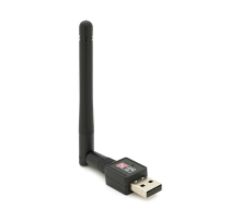 Бездротовий мережевий адаптер з антеною 2DBI Wi-Fi-USB Merlion LV-UW02RK-2DB, 802.11bgn, 150MB, 2.4 GHz, WIN7 /XP/Vista/2K/MAC/LINUX
