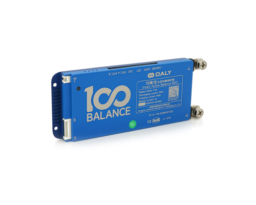 Universal BMS smart плата DaLy LiFePO4 4-8S 100A с Bluetooth + CAN + активный баллансир 1A