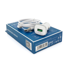 Набір BOROFONE BZ12A АЗУ 1xUSB+ кабель Type-C, QC 3.0A, 1м, White, Box