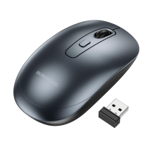 Миша бездротова BOROFONE BG13, 1600DPI, Gray, 2.4GHZ, Box